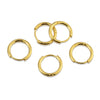 Stainless Steel Round Earring With Electroplating Diy Ear Buckle Accessories