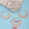 Stainless Steel Round Exaggerated Earrings Pendant With Totem Pattern And Electroplating Process Diy Jewelry Accessories