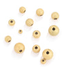 Stainless Steel Round Loose Beads Electroplated Diy Jewelry Accessories For Bracelet