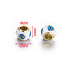 Stainless Steel Round Loose Beads Electroplated Jewelry Accessories For Diy Necklace Bracelet