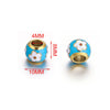 Stainless Steel Round Loose Beads Electroplated Jewelry Accessories For Diy Necklace Bracelet