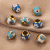 Stainless Steel Round Loose Beads Electroplated Jewelry Accessories For Diy Necklace Bracelet
