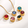 Stainless Steel Round Loose Beads For Diy Jewelry Accessories Electroplated Bracelet Beads