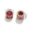 Stainless Steel Round Loose Beads For Diy Jewelry Accessories Electroplated Bracelet Beads