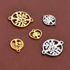 Stainless Steel Round Love Tree Pendant Bracelet Necklace Electroplating Accessories