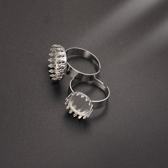 Stainless Steel Round Ring Jewelry Accessories Electroplated