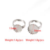 Stainless Steel Round Ring Jewelry Accessories Electroplated