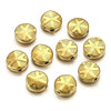 Stainless Steel Round Square Curved Spacer Positioning Beads Vacuum Gold Plated Diy Jewelry Accessories