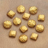 Stainless Steel Round Square Curved Spacer Positioning Beads Vacuum Gold Plated Diy Jewelry Accessories
