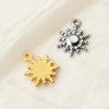Stainless Steel Round Sun And Star Element Jewelry Accessories With Electroplating For Necklace Bracelet Earrings
