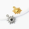 Stainless Steel Round Sun And Star Element Jewelry Accessories With Electroplating For Necklace Bracelet Earrings