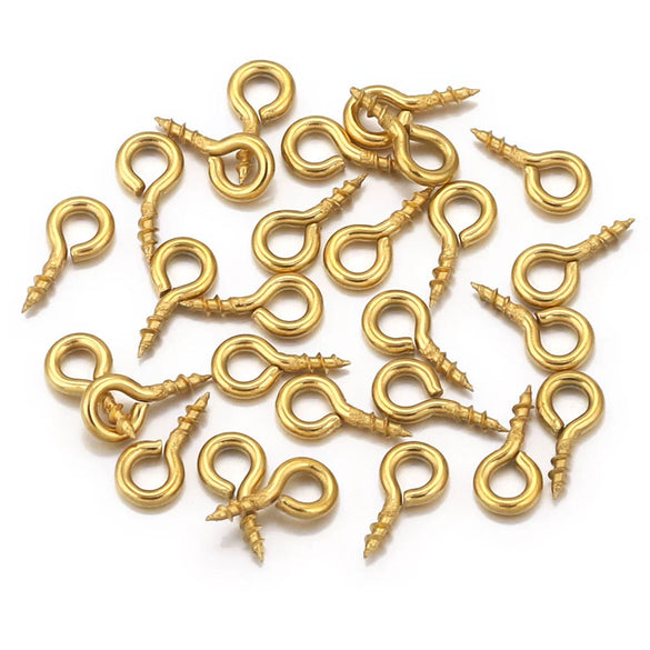 Stainless Steel Sheep Eye Nails And Screws Electroplated Diy Handmade Jewelry Accessories For Necklace Key Chain Connection