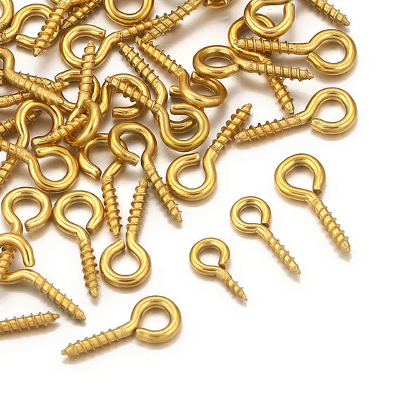 Stainless Steel Sheep Eye Nails And Screws Electroplated Diy Handmade Jewelry Accessories For Necklace Key Chain Connection