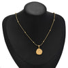 Stainless Steel Shell Pattern Hydraulic Shape Pendant Simple Necklace With Vacuum Plated And Electroplated Treatment