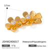 Stainless Steel Shellshaped Hairpin Electroplated Women's Headdress
