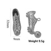 Stainless Steel Shoes Pendant Jewelry Accessories With Ocean Life Pattern And Electroplating Treatment