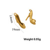 Stainless Steel Shoes Pendant Jewelry Accessories With Ocean Life Pattern And Electroplating Treatment