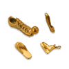 Stainless Steel Shoes Pendant Jewelry Accessories With Ocean Life Pattern And Electroplating Treatment