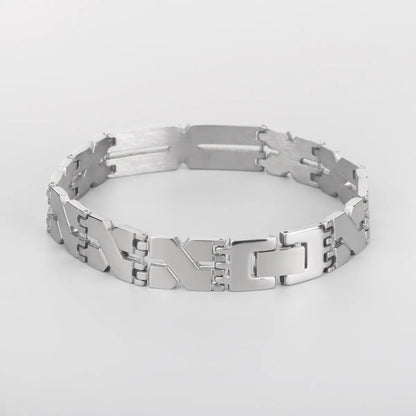 Simple Style Solid Color 304 Stainless Steel Polishing Women'S Bracelets