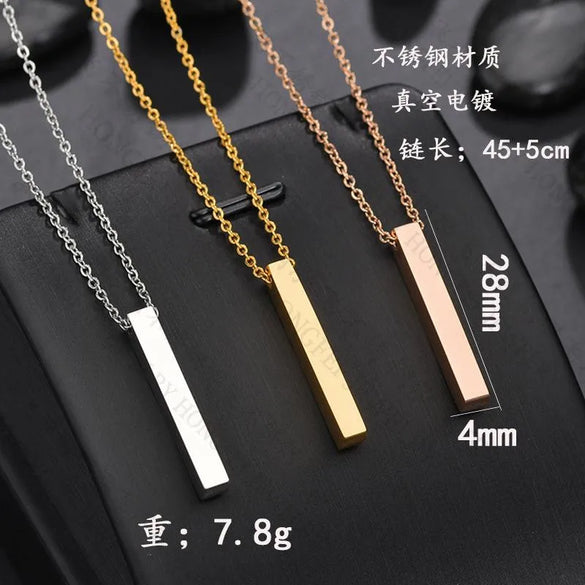 Fashion Geometric 304 Stainless Steel Plating 18K Gold Plated Unisex Necklace