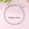 Stainless Steel Simple Style Classic Style Solid Color Necklace