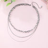 Stainless Steel Simple Style Classic Style Solid Color Necklace