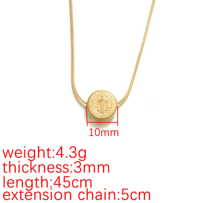 Stainless Steel Simple Style Human Pendant Necklace