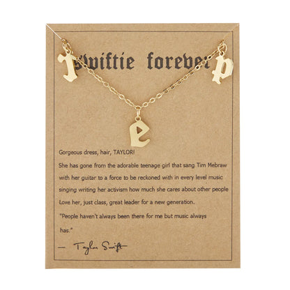 Stainless Steel Simple Style Letter Number Plating Necklace