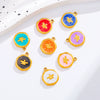 Stainless Steel Small Animal Bee Jewelry Accessories Dripping Oil Bracelet Necklace Earrings Pendant