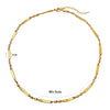 Stainless Steel Snake Bone Chain Geometric Minimalist Electroplating Design