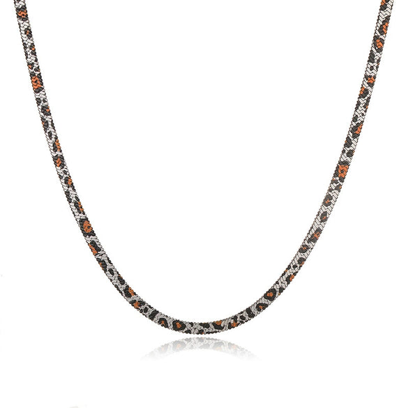 Stainless Steel Snake Bone Chain Jewelry With Snake Pattern And Electroplating For Women