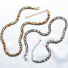 Stainless Steel Snake Bone Chain Women's Personality Animal Pattern Necklace With Electroplating