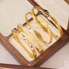 Stainless Steel Snakeshaped Electroplated Jewelry Bracelet With Personality And Animal Style
