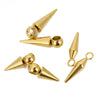 Stainless Steel Spherical Cone Pendant Electroplated Smooth Fine Chain Accessories For Bracelet And Necklace