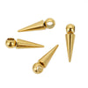 Stainless Steel Spherical Cone Pendant Electroplated Smooth Fine Chain Accessories For Bracelet And Necklace