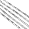 Stainless Steel Spiral Hip Hop Jewelry Accessories Chain Necklace Bracelet Foot Chain With Electroplating