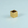 Stainless Steel Square Beaded Loose Beads With Corrosion Pattern And Polished Electroplated Bracelet Necklace Accessories