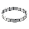 Stainless Steel Square Elastic Stitching Fashion Geometric Electroplated Unisex Bracelet