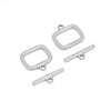 Stainless Steel Square Oil Pressure Ot Jewelry Tail Buckle Electroplated Diy Bracelet Connection Buckle Accessories