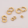 Stainless Steel Sshaped And 8Shaped Buckle Accessories With Electroplating Treatment