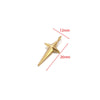 Stainless Steel Star Cross Shape Pendant Jewelry Accessories With Oil Pressure And Electroplating