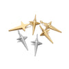Stainless Steel Star Cross Shape Pendant Jewelry Accessories With Oil Pressure And Electroplating
