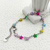 Stainless Steel Star Heart Shaped Colorful Painted Dopamine Women's Bracelet
