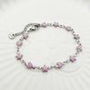 Stainless Steel Star Heart Shaped Colorful Painted Dopamine Women's Bracelet