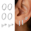 Stainless Steel Star Shape Earrings For Women