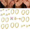 Stainless Steel Star Shape Earrings For Women