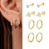 Stainless Steel Star Shape Earrings For Women