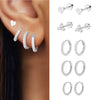 Stainless Steel Star Shape Earrings For Women