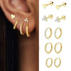 Stainless Steel Star Shape Earrings For Women