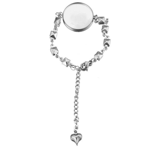 Stainless Steel Star Shape Electroplating Diy Handmade Jewelry Accessories Tray Bracelet Pieces